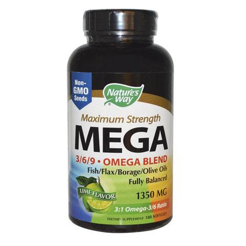 MegaMega 3, 6 y 9 Omega Blend 90 Cápsulas