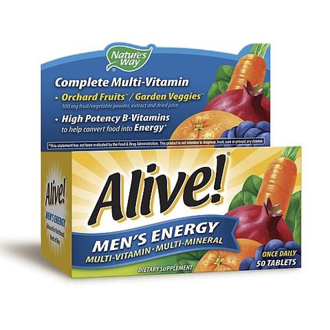 Multivitaminico Alive! para hombres 50 tabletas
